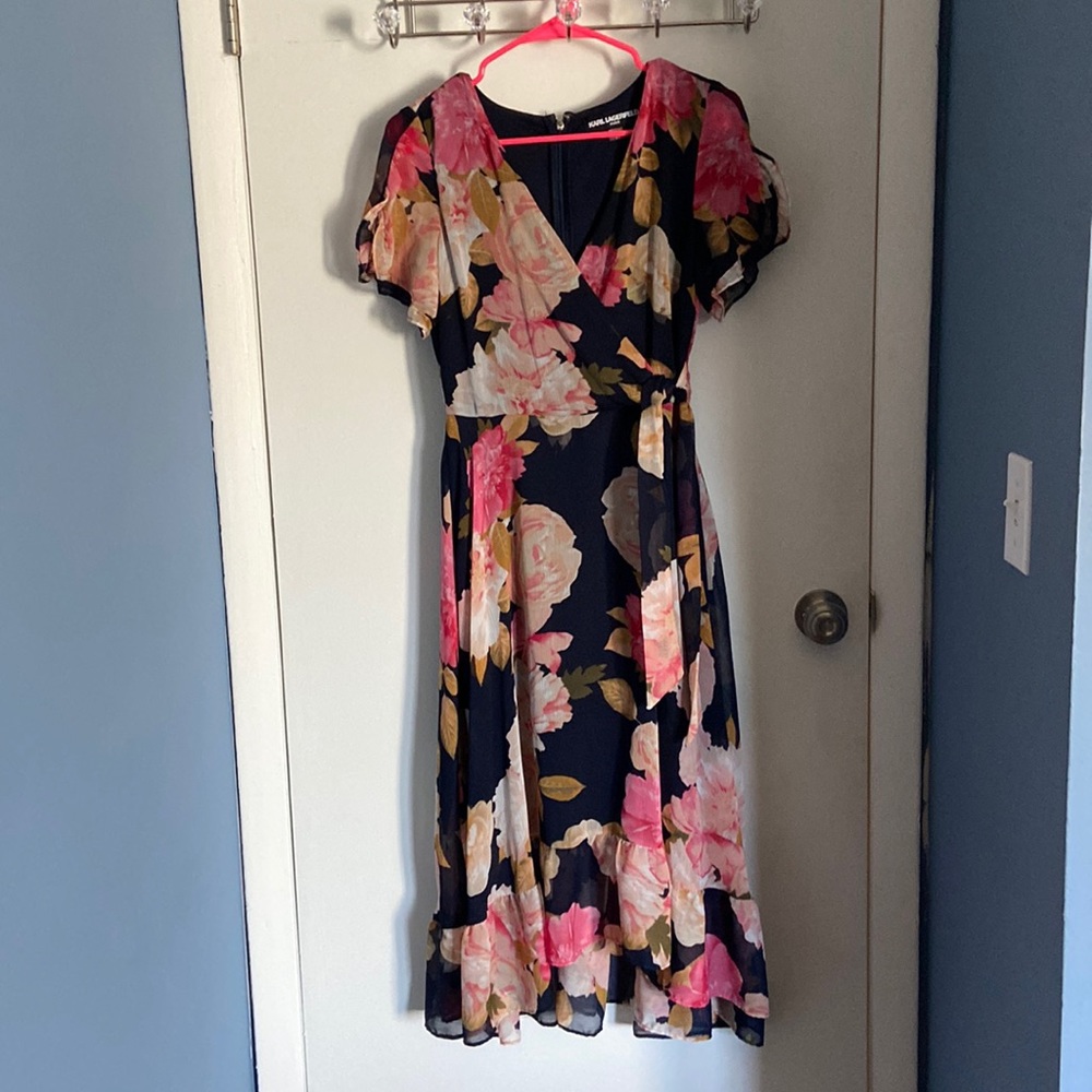 Karl Lagerfeld Floral Dress